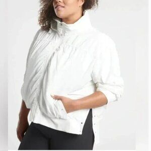 NWT Athleta Point Reyes Bomber White size‎ 2x